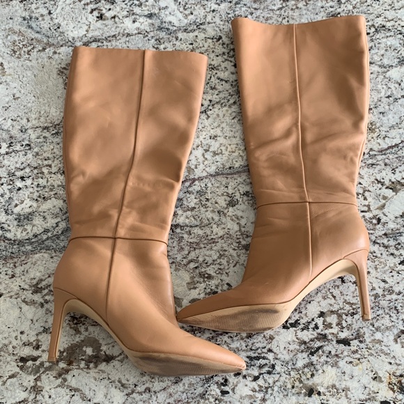 Nine West Tan Heeled Boots - Picture 6 of 8